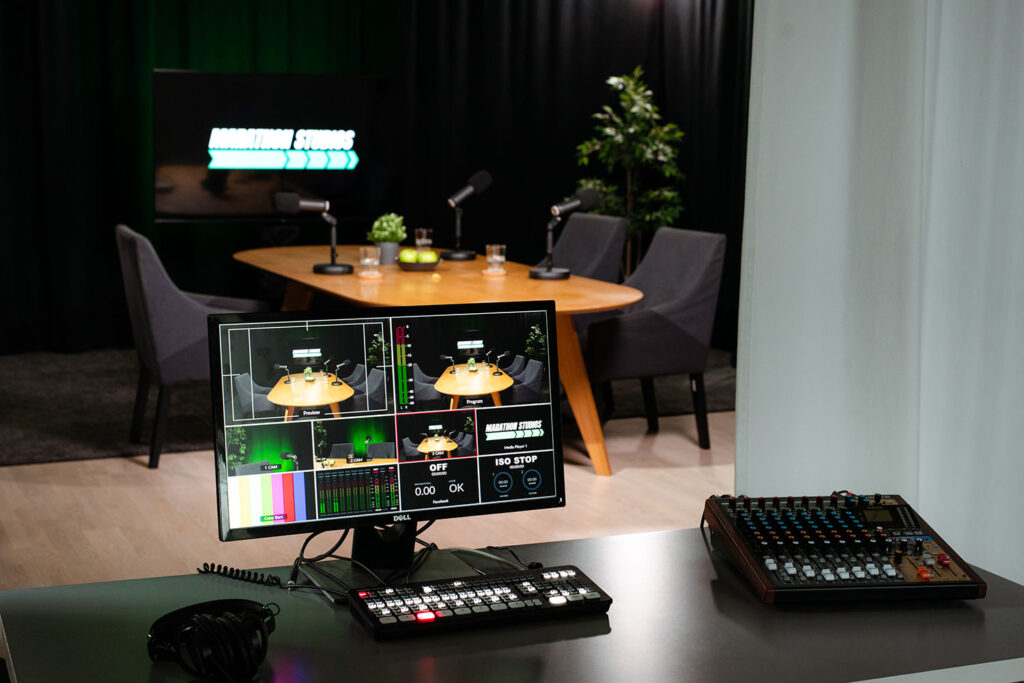 Marathon Studios podcasti filmimine
